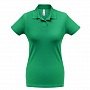 картинка Рубашка поло женская ID.001 зеленая от магазина Одежда+
