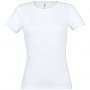 картинка Футболка женская Miss 150, белая от магазина Одежда+
