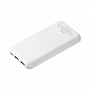 картинка Внешний аккумулятор с подсветкой Старлайт Плюс PB (Starlight Plus PB) 10000 mAh, белый от магазина Одежда+