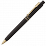 картинка Ручка шариковая Raja Gold, черная от магазина Одежда+