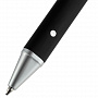 картинка Ручка шариковая Button Up, черная с серебристым от магазина Одежда+