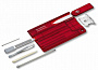 картинка Набор инструментов SwissCard Quattro, красный от магазина Одежда+