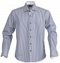 картинка Рубашка мужская в полоску Reno, темно-синяя от магазина Одежда+