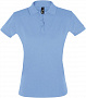 картинка Рубашка поло женская Perfect Women 180 голубая от магазина Одежда+