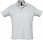 картинка Рубашка поло мужская Summer 170, светло-серый меланж от магазина Одежда+