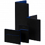 картинка Чехол для пропуска Multimo, черный с синим от магазина Одежда+