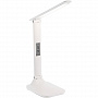 картинка Настольная лампа с часами и календарем Office Torch ver.2, белая от магазина Одежда+
