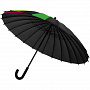 картинка Зонт-трость «Спектр», черный неон от магазина Одежда+