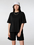 картинка Футболка оверсайз женская Boxy Women, черная от магазина Одежда+