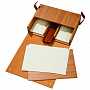 картинка Настольная подставка для бумаг Pinetti, коричневая от магазина Одежда+