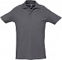картинка Рубашка поло мужская Spring 210, темно-серая от магазина Одежда+