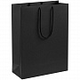картинка Пакет бумажный Porta XL, черный от магазина Одежда+
