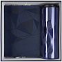 картинка Набор Gems: ежедневник и термостакан, темно-синий от магазина Одежда+
