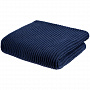 картинка Плед Shirr, темно-синий (сапфир) от магазина Одежда+