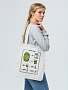картинка Холщовая сумка «Знай меру», молочно-белая от магазина Одежда+
