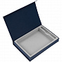 картинка Коробка Silk с ложементом под ежедневник и ручку, синяя от магазина Одежда+