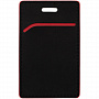 картинка Чехол для пропуска Multimo, черный с красным от магазина Одежда+
