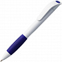 картинка Ручка шариковая Grip, белая с синим от магазина Одежда+