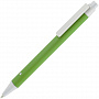 картинка Ручка шариковая Button Up, зеленая с белым от магазина Одежда+