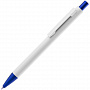 картинка Ручка шариковая Chromatic White, белая с синим от магазина Одежда+