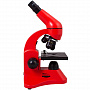 картинка Монокулярный микроскоп Rainbow 50L с набором для опытов, красный от магазина Одежда+