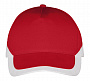 картинка Бейсболка Booster, красная с белым от магазина Одежда+