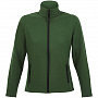 картинка Куртка софтшелл женская Race Women, темно-зеленая от магазина Одежда+