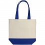 картинка Сумка для покупок на молнии Shopaholic Zip, неокрашенная с синим от магазина Одежда+