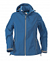 картинка Куртка софтшелл женская Hang Gliding, синяя от магазина Одежда+