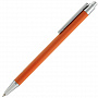 картинка Ручка шариковая Button Up, оранжевая с серебристым от магазина Одежда+