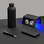 картинка Внешний аккумулятор с подсветкой Люче (Luce) 10000 mAh, черный от магазина Одежда+