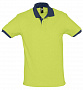 картинка Рубашка поло Prince 190, зеленое яблоко с темно-синим от магазина Одежда+