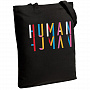 картинка Холщовая сумка Human, черная от магазина Одежда+
