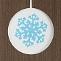 картинка Открытка Season's Greetings, со снежинкой от магазина Одежда+