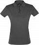 картинка Рубашка поло женская Perfect Women 180 темно-серая от магазина Одежда+