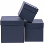 картинка Коробка Cube M, синяя от магазина Одежда+