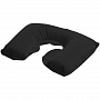 картинка Надувная подушка под шею в чехле Sleep, черная от магазина Одежда+