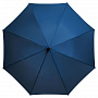 картинка Зонт-трость Magic с проявляющимся рисунком в клетку, темно-синий от магазина Одежда+