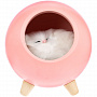 картинка Беспроводная лампа-колонка Right Meow, розовая от магазина Одежда+