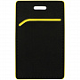 картинка Чехол для пропуска Multimo, черный с желтым от магазина Одежда+