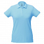 картинка Рубашка поло женская Virma Lady, голубая от магазина Одежда+