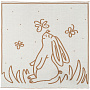картинка Детский плед Tender. Rabbit, песочный с белым от магазина Одежда+