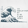 картинка Холщовая сумка «Цифровые стихи. Японская поэзия», молочно-белая от магазина Одежда+