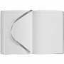 картинка Ежедневник Magnet Chrome с ручкой, серый с голубым от магазина Одежда+
