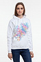 картинка Толстовка с капюшоном Vibrance, белая от магазина Одежда+