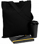 картинка Набор Velours Bag, черный с желтым от магазина Одежда+