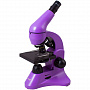 картинка Монокулярный микроскоп Rainbow 50L с набором для опытов, фиолетовый от магазина Одежда+