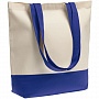картинка Холщовая сумка Shopaholic, ярко-синяя от магазина Одежда+