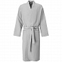 картинка Халат вафельный Kimono, светло-серый от магазина Одежда+