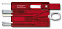 картинка Набор инструментов SwissCard, полупрозрачный красный от магазина Одежда+